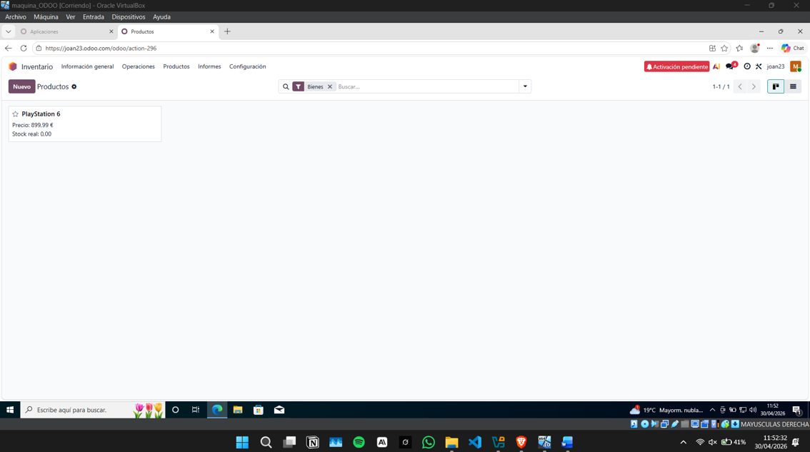Captura Inventario