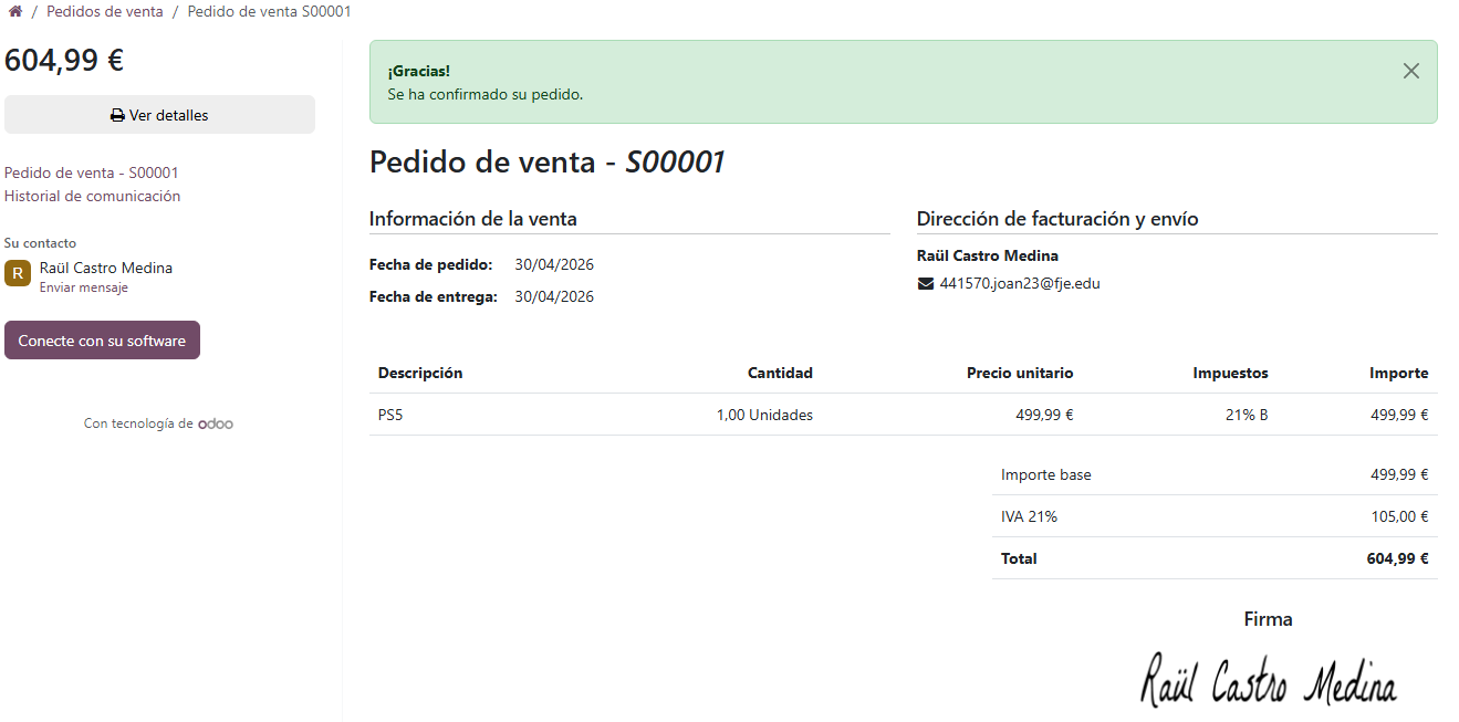 Captura Ventas